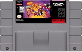 Cartridge artwork for Aaahh!!! Real Monsters on the Nintendo SNES.